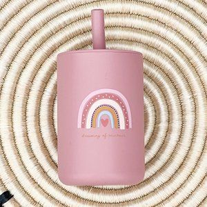 MINI Toddler Cup with Straw / Food Grade Mini Silicone Training Cup for Baby